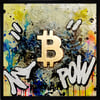 BITCOIN SCULPTURE 2022 30x30 signed