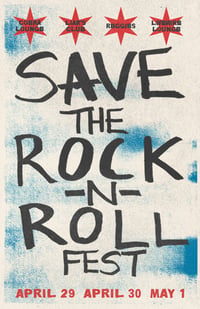 SAVE THE ROCK N ROLL FESTIVAL 3-DAY PASS TICKETS (21 +)- APRIL 29-30, MAY 1, 2022 ON SALE NOW!
