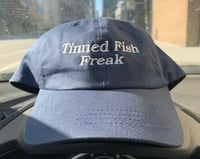Tinned Fish Freak dad hat - navy blue