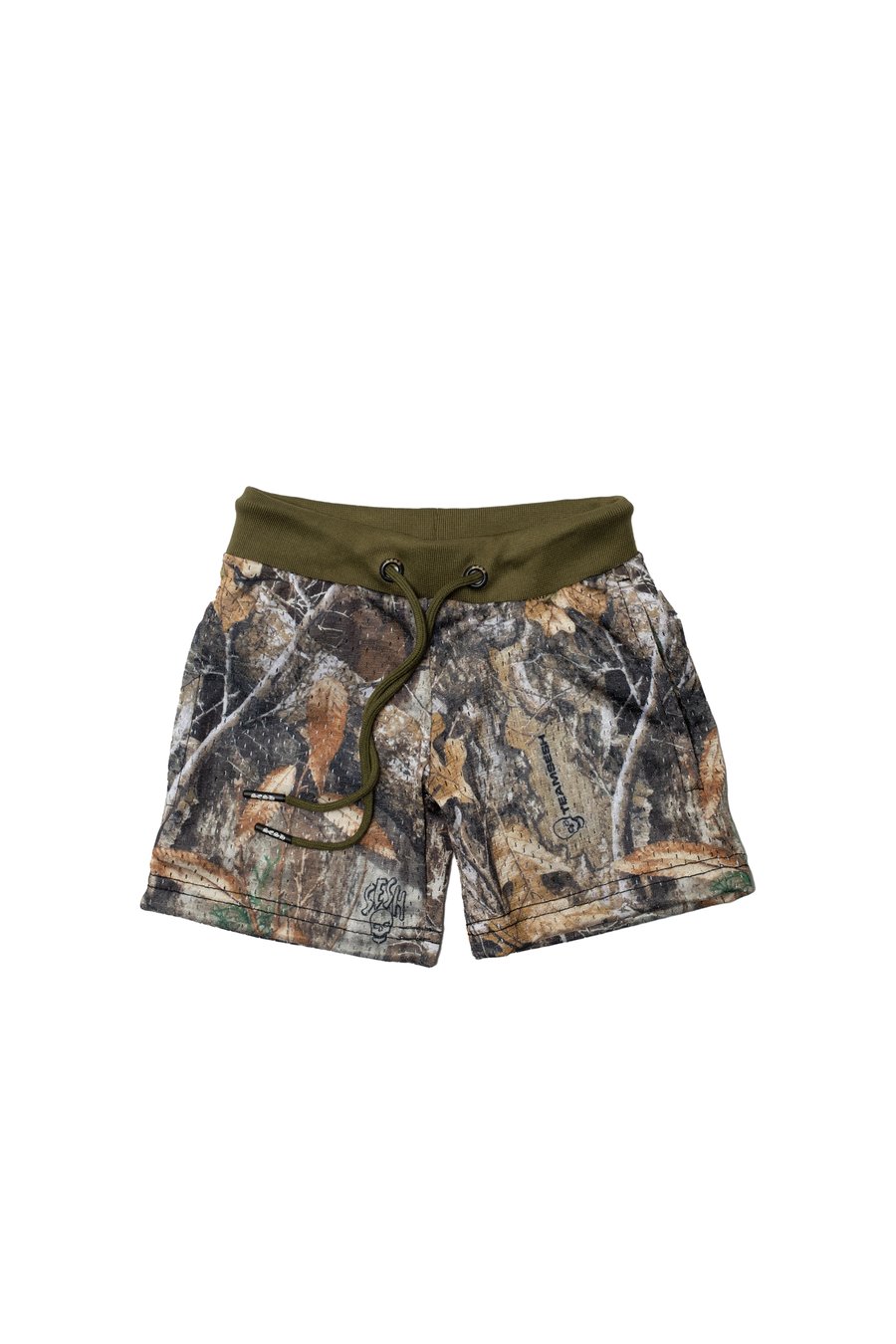 Image of KIDS RealTreeSkullCamo Mesh Shorts