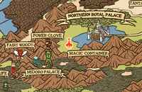 Image 2 of NES Hyrule Map (Overworld)