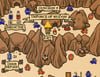 NES Hyrule Map (Overworld)