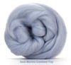 SEAL Light Gray - Merino Combed Top - 4 ounces to Spin, Felt, Blend