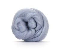 Image 2 of SEAL Light Gray - Merino Combed Top - 4 ounces to Spin, Felt, Blend