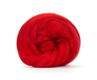 Image 3 of Scarlet - Red Merino Combed Top - 100 grams (3.5 oz)