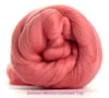 SALMON - Merino Combed Top - 4 ounces to Spin, Felt, Blend