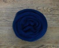 Image 2 of Ocean - Dark Blue Merino Combed Top - 100 grams (3.5 oz)