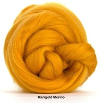 Image 1 of Marigold - Merino Combed Top - 100 grams (3.5 oz)