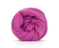 Image 3 of Magenta - Merino Combed Top - 100 grams (3.5 oz)