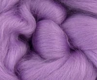 Image 3 of LAVENDER - Merino Combed Top - 4 ounces to Spin, Felt, Blend