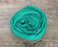 Image 2 of JADE - Merino Combed Top - 4 ounces to Spin, Felt, Blend