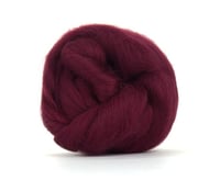 Image 3 of CLARET Wine - Merino Combed Top - 4 ounces to Spin, Felt, Blend