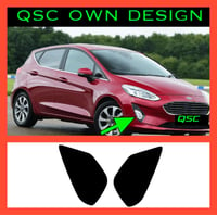 X2 Mk8 Ford Fiesta Front foglight tint overlay 