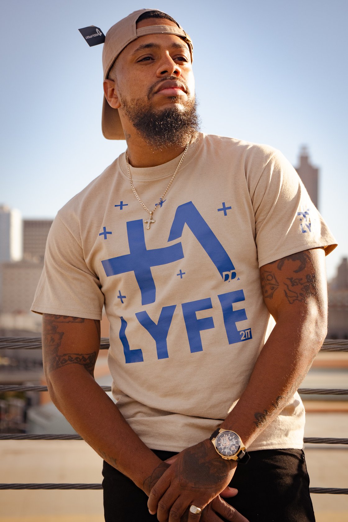 Image of Add Lyfe 2it Classic Tan T-Shirt