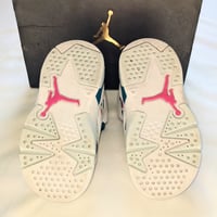 Image 3 of Nike Jordan 6 Retro Girls’ Toddler Basketball Sneakers