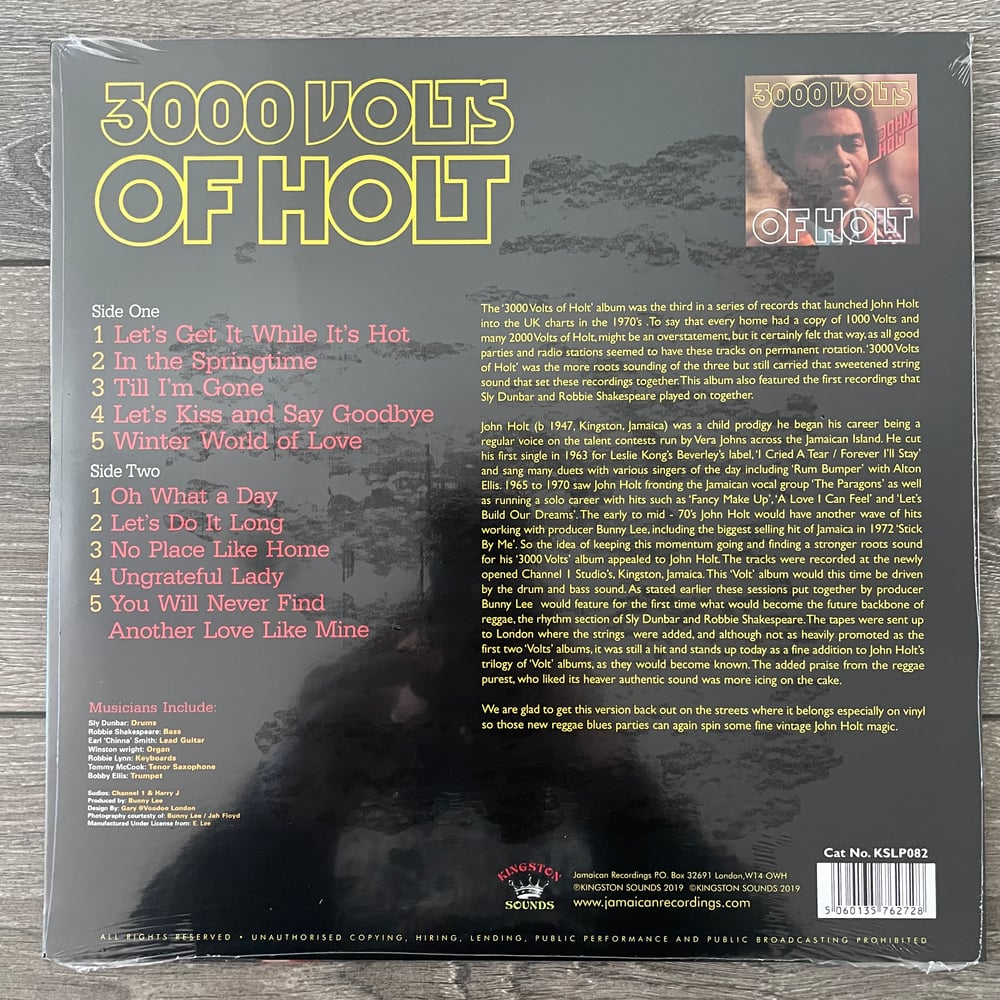 Image of John Holt - 3000 Volts Of Holt Vinyl LP