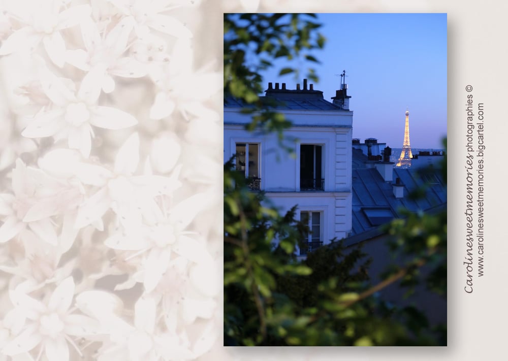 Image of Paris by night | carte postale