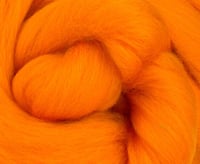 Image 2 of CLEMENTINE- Merino Combed Top - 4 ounces to Spin, Felt, Blend