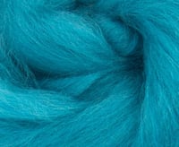 Image 2 of 4 oz Cerulean Blue Corriedale Combed Top ON SALE