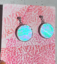 Image 3 of Glass "pearl" earrings 