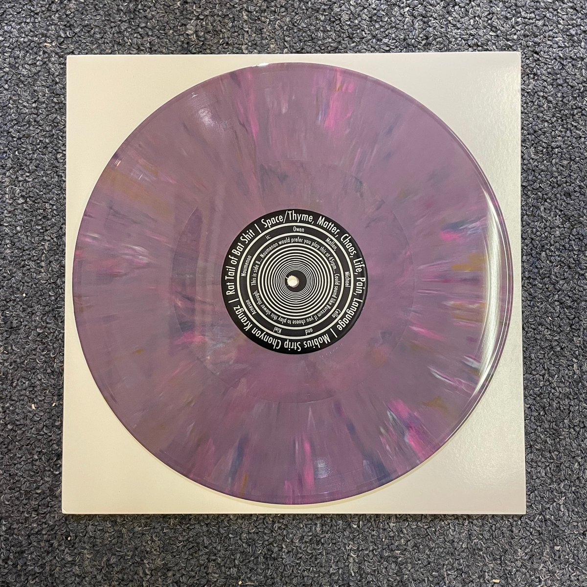 Image of NAR-001 - Loose Lips Sink Ships / Noumenon - Bro Grind: Music To Grind Your Bros To - Split LP