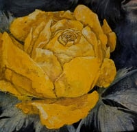 Image 1 of "Rose" Canvas Painting