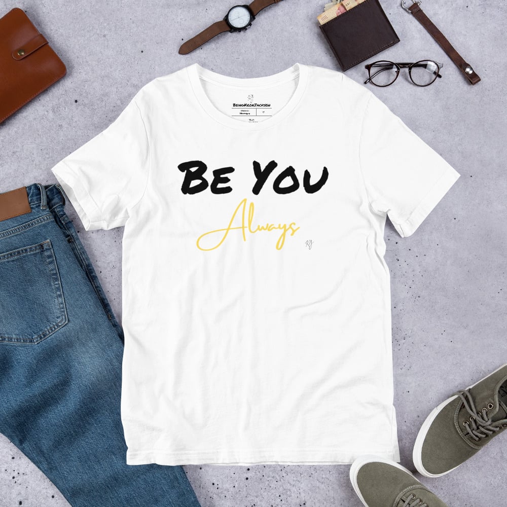 Image of White Be You Signature Tee