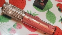 Image 1 of "No Panties" Blondourage Signature Lipgloss (iridescent peachy pink)