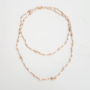 Long Baby Pearl Eden Necklace
