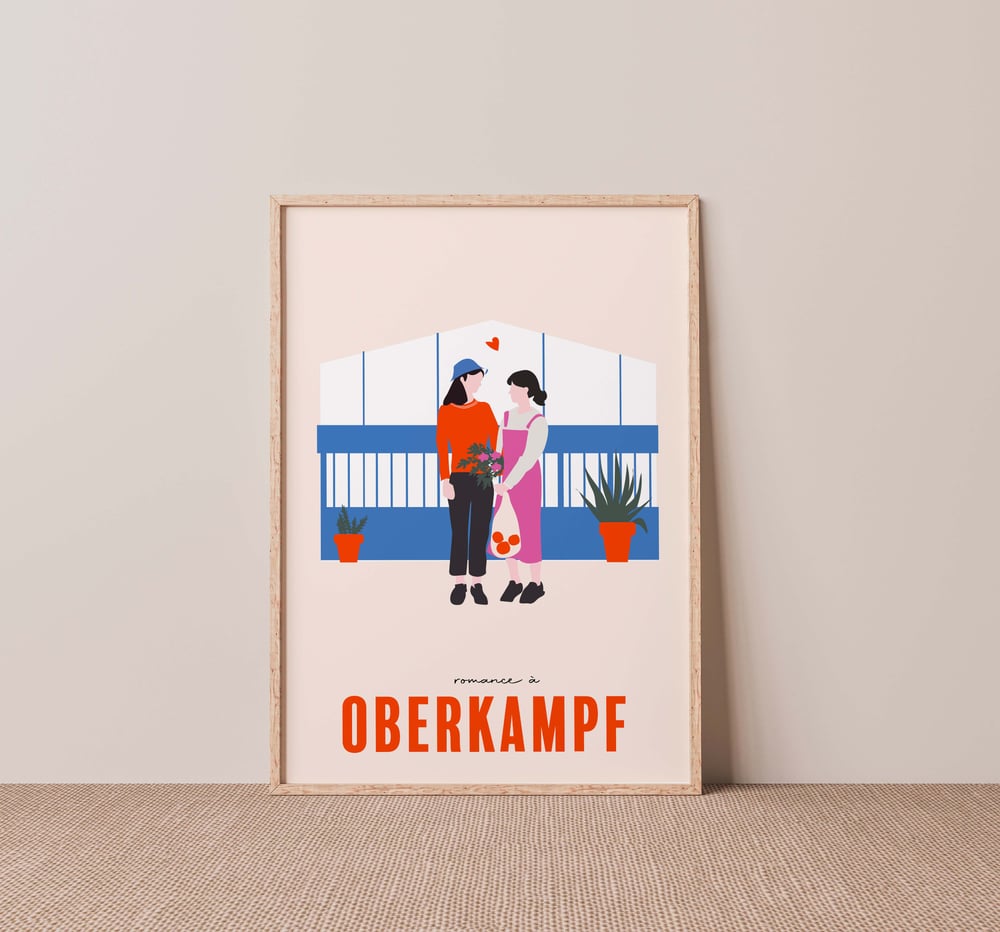 Image of Affiche Parisians Lovers