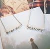 Evermore Text Necklace