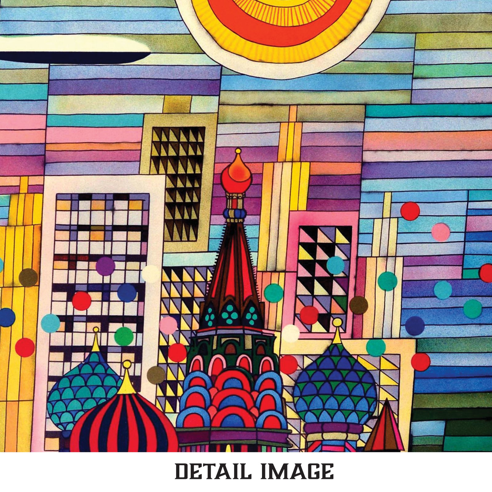 Fly Malev to the USSR | Mate Andras | 1966 | Vintage Travel Poster