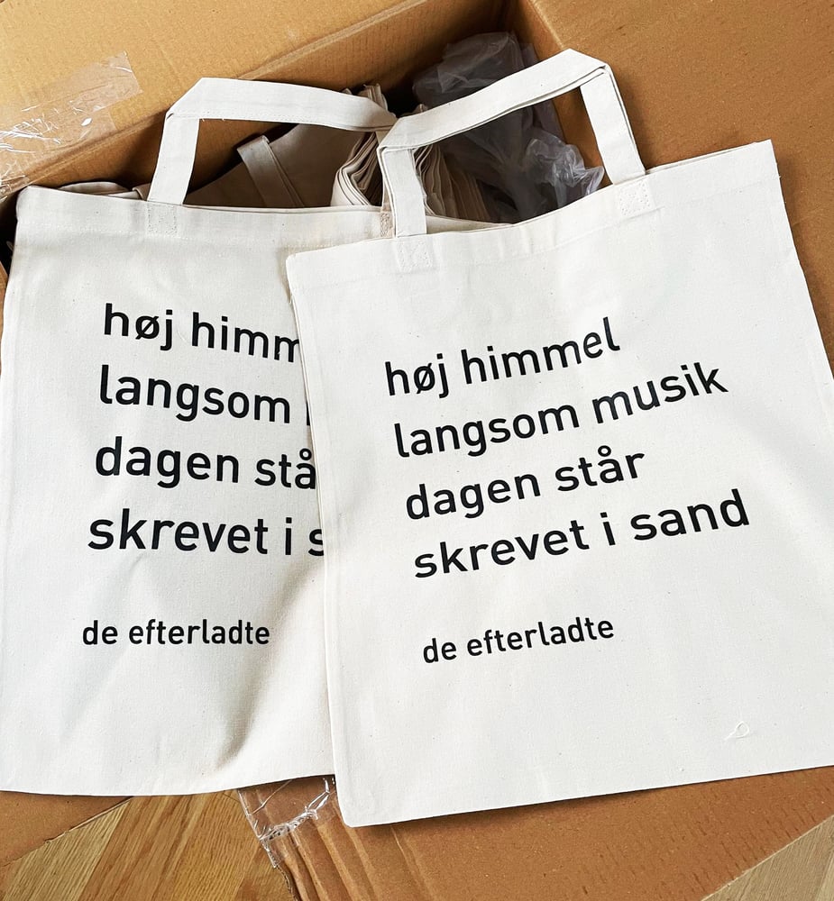 Image of Skrevet i sand-mulepose [merchandise]