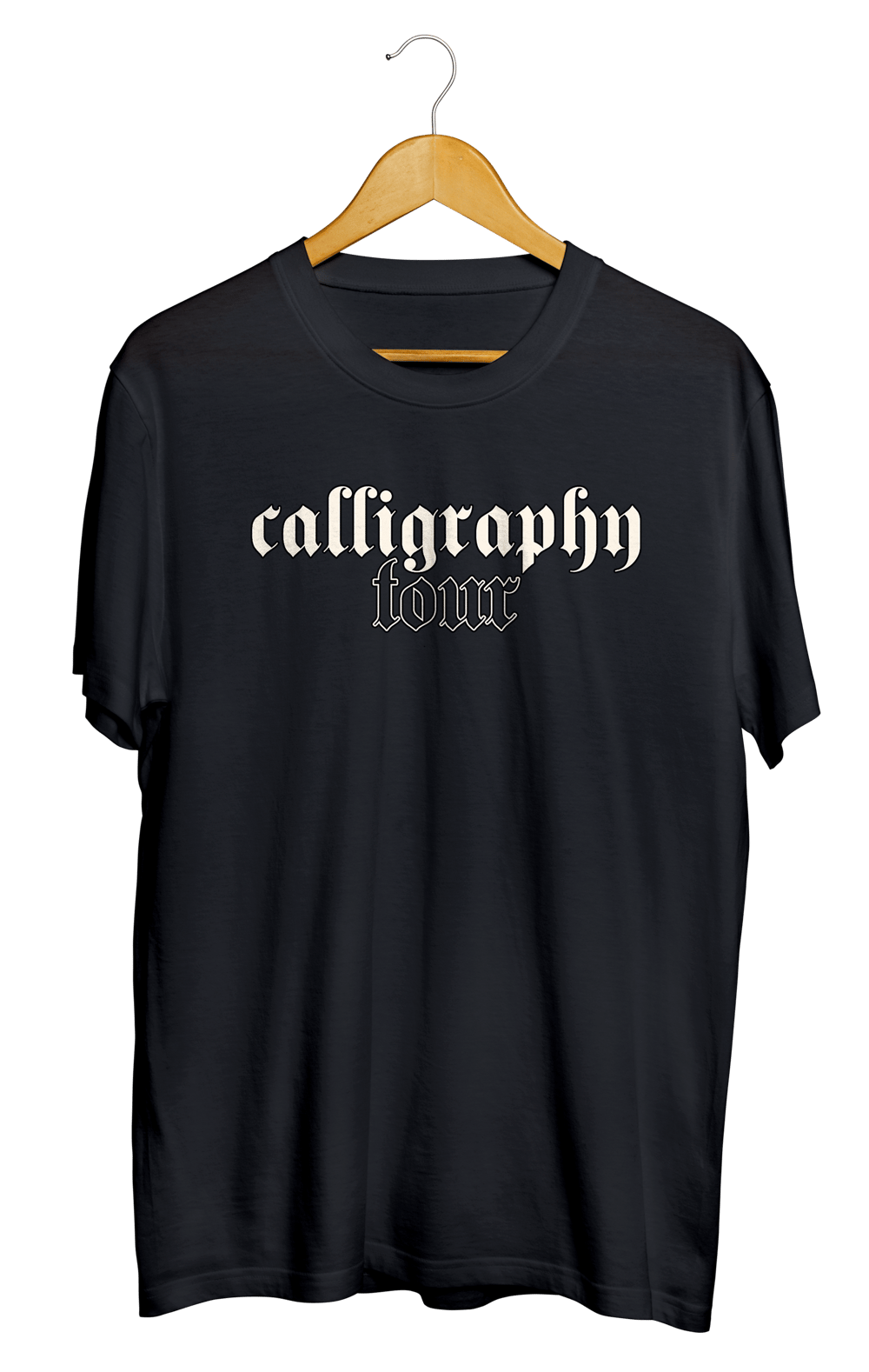 Caskey Caligraphy Tour Merch in Black