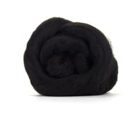 Image 1 of 4 oz Black Baby Alpaca Combed Top - ON SALE