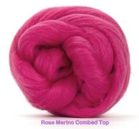 Image 1 of ROSE - Merino Combed Top - 4 ounces