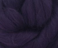 Image 2 of Aubergine Corriedale Combed Top - 4 ounces ON SALE