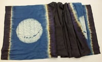 Image 2 of Full Moon Shibori - Botanical Dyed Silk Scarf