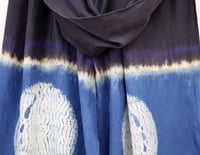 Image 4 of Full Moon Shibori - Botanical Dyed Silk Scarf
