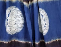 Image 5 of Full Moon Shibori - Botanical Dyed Silk Scarf