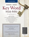 KJV Hebrew-Greek Key Word Study-Black Bonded Leather