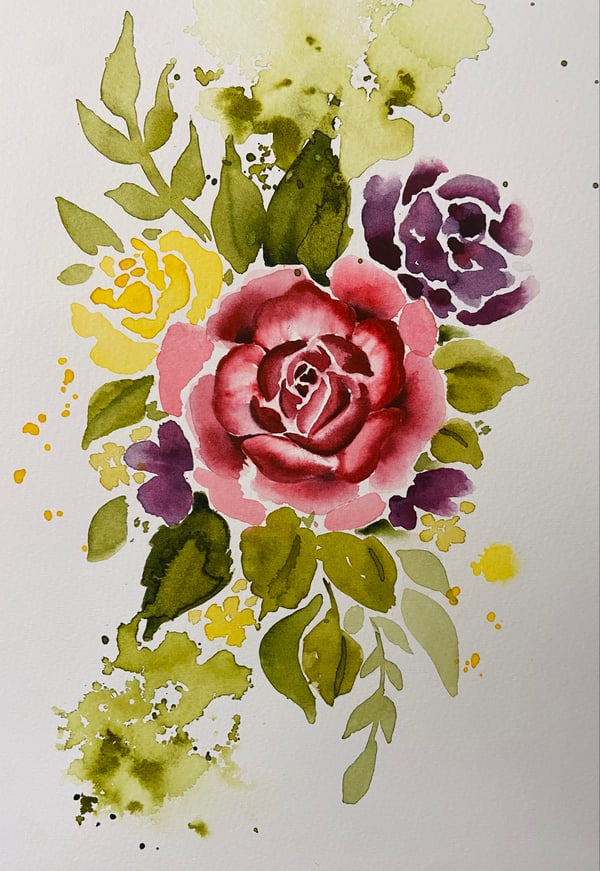 Image of Watercolor Bouquet