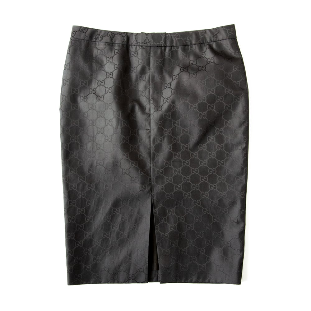 Image of Gucci by Tom Ford 1998 Guccissima Monogram Skirt