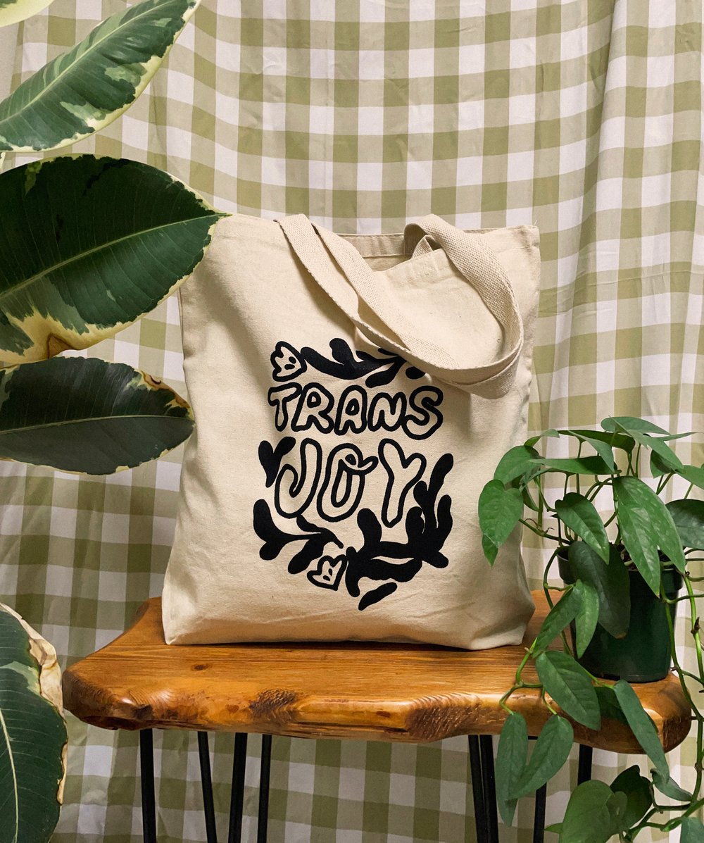 Trans Joy Tote Bag