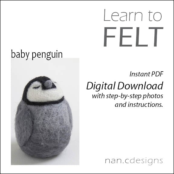 PDF Baby Penguin Felting Instructions