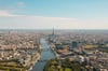 Flying over Paris