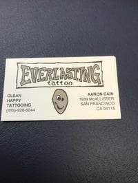 Image 1 of Aaron Cain at Everlasting tattoo SF 