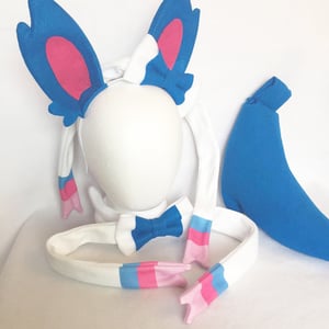 Image of Sylveon or Shiny Sylveon Ears, Bowtie, or Tail