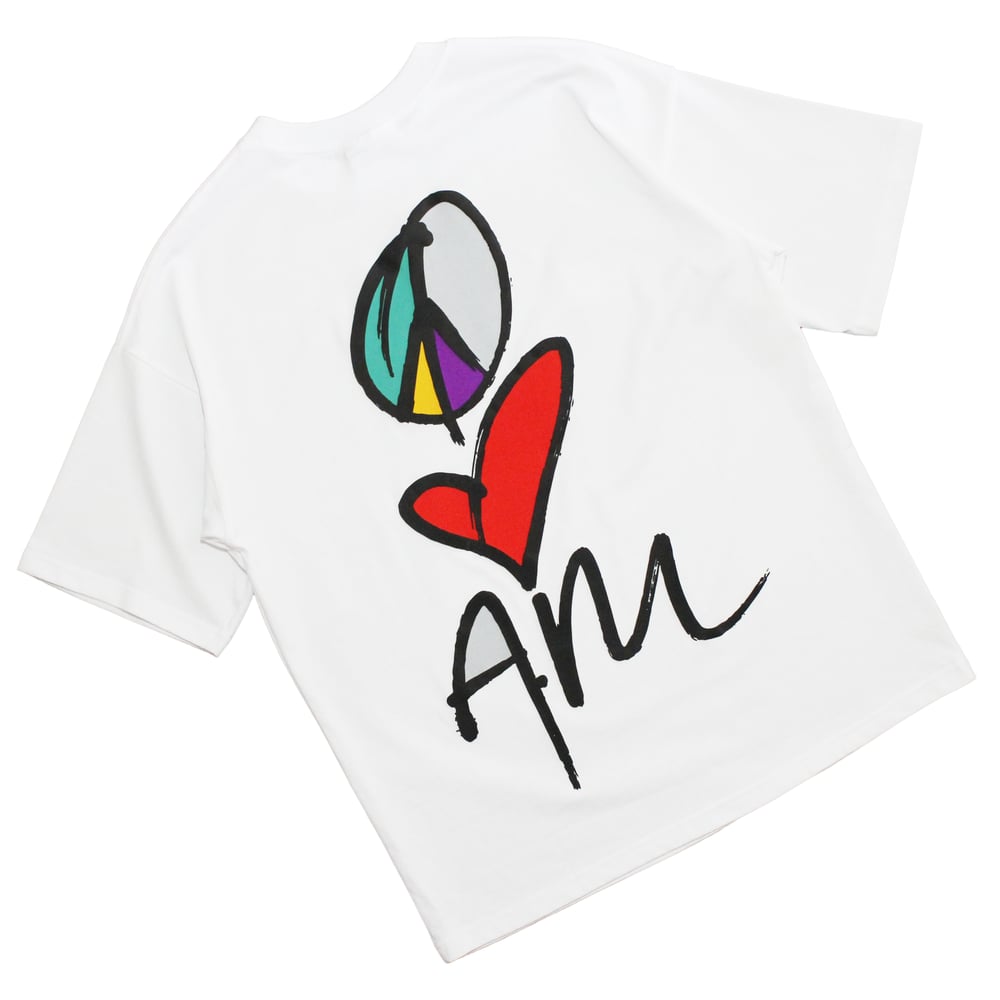 Image of Peace, Love, AM Tee