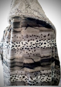 Image 4 of Double Luxe Cuddle Leopard Blanket /Throw